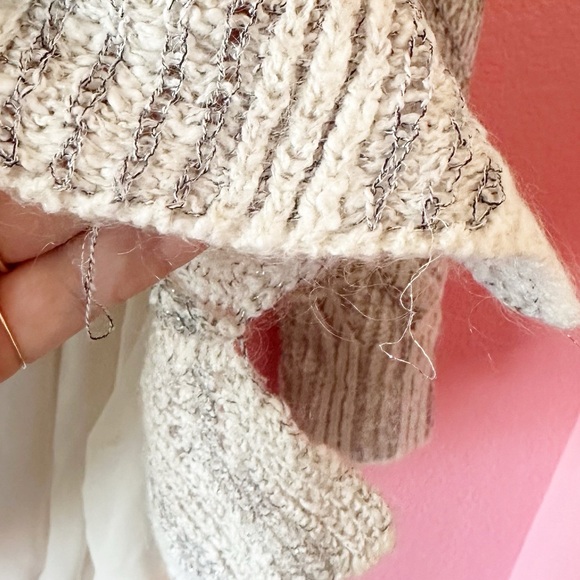 Lucky Brand Chevron Metallic Sweater 3X - Picture 6 of 10